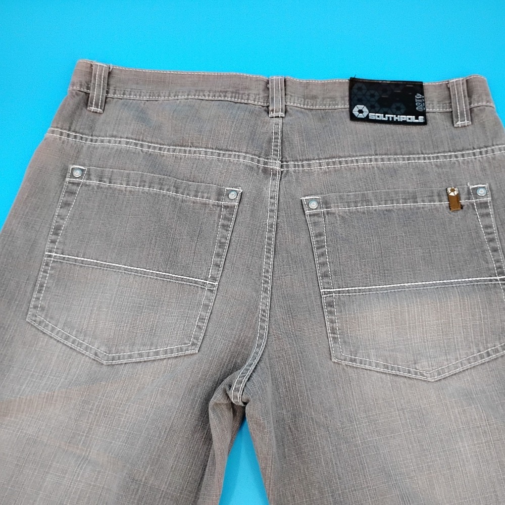 Vintage Southpole Grey Jeans Men's 38x30 Baggy Grunge Skate Jessi Pinkman - Picture 9 of 16